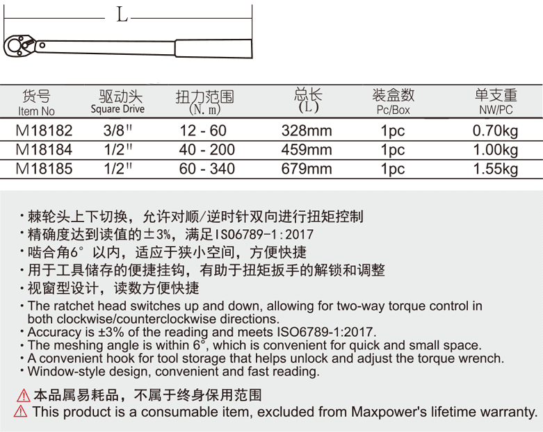 视窗型预置式扭力扳手(图1)